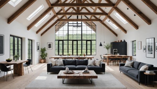 Rénover une grange en loft lumineux